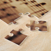 Vintages beige Musik-Blatt Puzzle (Seite)