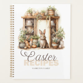 Vintages Beige Osterkaninchenrezept Planer