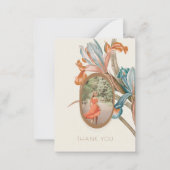 Vintages Beileid Dankeschön Karte (Vorderseite)