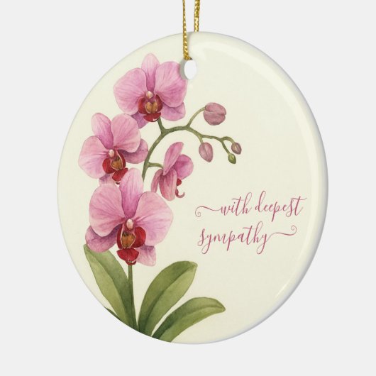 Vintages Beileid Keramik Ornament (Links)