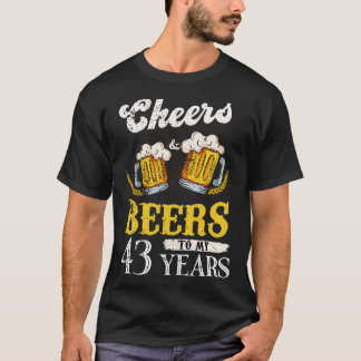 Vintages Beileid und Bier für meinen 43-jährigen G T-Shirt