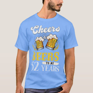 Vintages Beileid und Bier für meinen 52-jährigen G T-Shirt