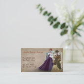 Vintages Bekleidungsgeschäft Thrift Shop Boutique Visitenkarte (Stehend Vorderseite)