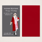 Vintages Bekleidungsgeschäft Vintage Mode (Vorne & Hinten)