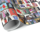 Vintages Bekleidungspapier Geschenkpapier (Rolleneckpunkt)