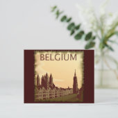 Vintages Belgien Postkarte (Stehend Vorderseite)