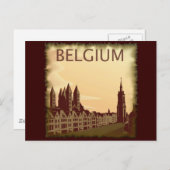 Vintages Belgien Postkarte (Vorne/Hinten)