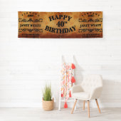 Vintages beliebiges Geburtstagsdesign Banner (Insitu)