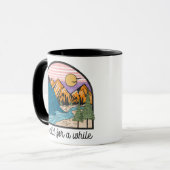 Vintages Bergerlebnis Tasse (Vorderseite Links)