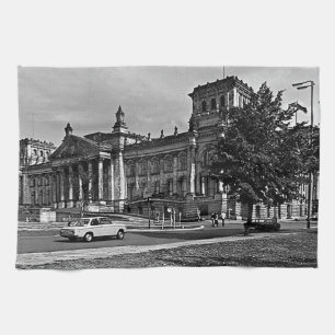 Vintages Berliner Reichstagshaus Geschirrtuch