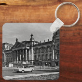 Vintages Berliner Reichstagshaus Mouse Pa Schlüsselanhänger (Rückseite)