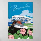 Vintages Bermuda-Poster Poster (Vorne)