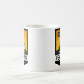 Vintages beunruhigtes Penn Drake Kaffeetasse (Mittel)