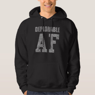 Vintages beunruhigtes verurteilungswürdiges hoodie