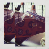 Vintages Bi-Flugzeug-Cockpit (Vorne/Hinten)