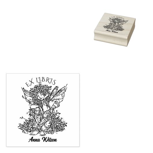 Vintages Bibliothekbuch Gummistempel (Stempel)