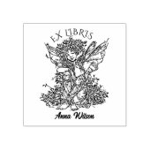 Vintages Bibliothekbuch Gummistempel (Prägung)