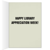 Vintages Bibliothekposter Denker Statue Librarians (Innen (Rechts))