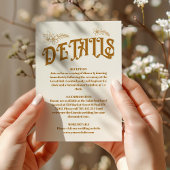 Vintages Bibliotheksbuch Begleitkarte