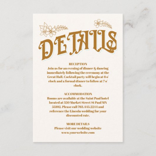 Vintages Bibliotheksbuch Begleitkarte (Vorderseite)