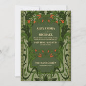 Vintages Bibliotheksbuch Einladung (Vorderseite)