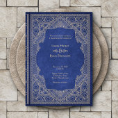 Vintages Bibliotheksbuch Einladung