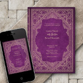 Vintages Bibliotheksbuch Einladung