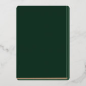 Vintages Bibliotheksbuch Folieneinladung (Rückseite)