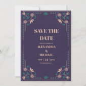 Vintages Bibliotheksbuch Save The Date (Vorderseite)