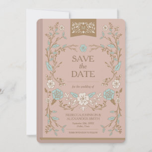 Vintages Bibliotheksbuch Save the Date