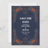 Vintages Bibliotheksbuch Save The Date (Vorderseite)