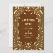 Vintages Bibliotheksbuch Save The Date (Vorderseite)