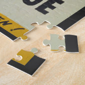 Vintages Bibliothekswissensindikator-Poster Puzzle (Seite)