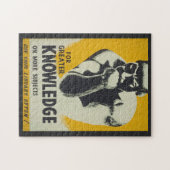 Vintages Bibliothekswissensindikator-Poster Puzzle (Horizontal)