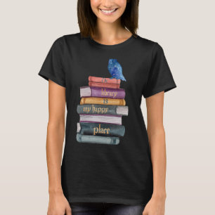 Vintages biblisches Sprichwort The Library is My H T-Shirt
