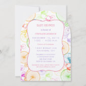 Vintages Bicycle Baby Boy Dusche Einladungen (Vorderseite)