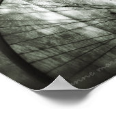 Vintages Bicycle Square Poster (Ecke)