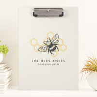 Vintages Bienenlogo Rustic Honeybeeper