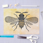 Vintages Bienenrückstand Seidenpapier (Handwerk)