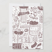 Vintages Bier 29. Geburtstag Einladungen Männer (Rückseite)