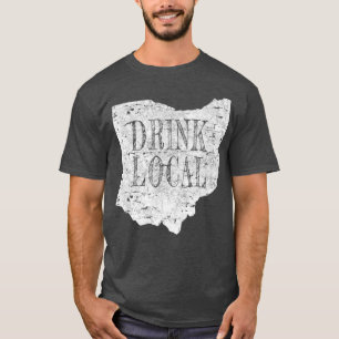 Vintages Bier aus der Region trinken Ohio T-Shirt