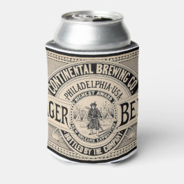 Vintages Bier Dosenkühler