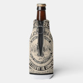 Vintages Bier Flaschenkühler (Flasche Rückseite)