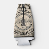 Vintages Bier Flaschenkühler (Rückseite)