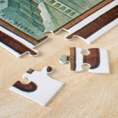 Vintages Bier Jugendstil Alphonse Mucha Puzzle (Seite)