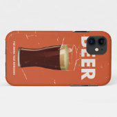 Vintages Bier Kommerzielles Poster. Case-Mate iPhone Hülle (Rückseite (Horizontal))