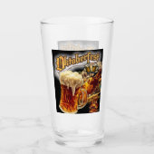 Vintages Bier-Party Glas (Vorderseite)