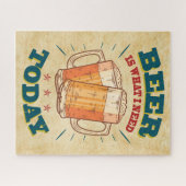 Vintages Bier Puzzle (Horizontal)