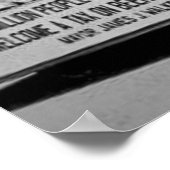 Vintages Bier-Verbot, Wir Wollte Bier-Verbot Poster (Ecke)