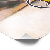 Vintages Bier-Werbeplakat Fotodruck (Ecke)